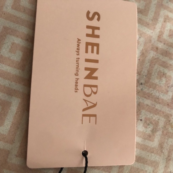 SheinBae size 4 body fitting blue dress new with tags. - Picture 5 of 5